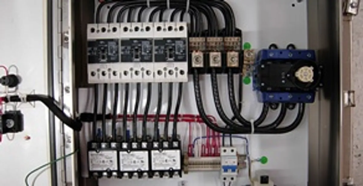 Electrical panel installation with organized circuit breakers and wiring in Lakeland, FL