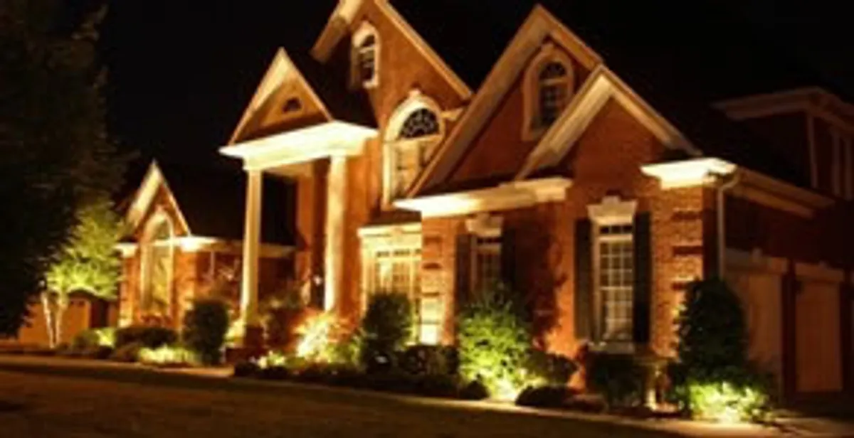 landscape lighting installation services enhancing residential exterior lighting in Lakeland, FL